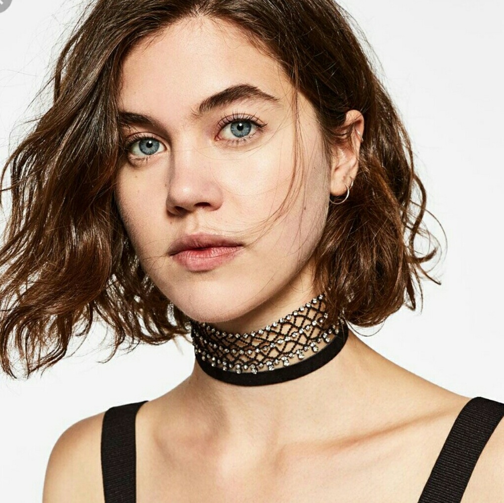 Zara | bling statement  choker